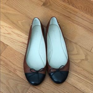 Capodarte Flats sz10 Black and cognac